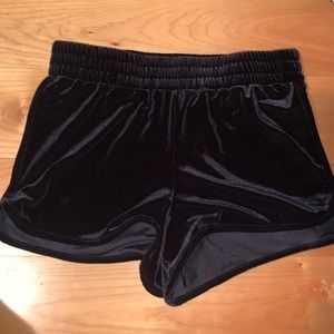 Velour shorts